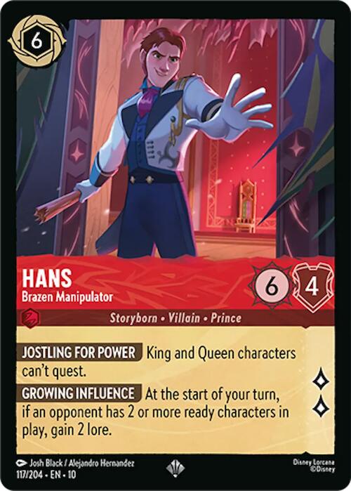 Hans - Brazen Manipulator (117/204) [Whispers in the Well] | L.A. Mood Comics and Games