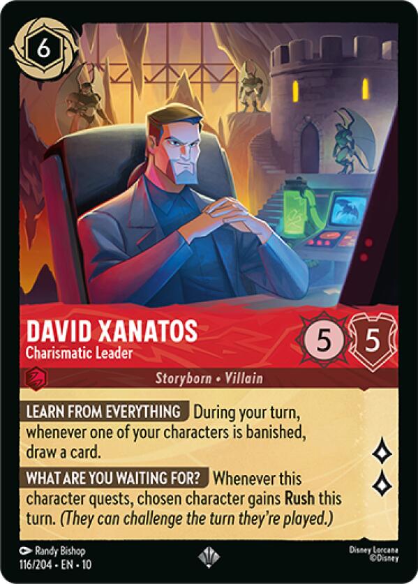 David Xanatos - Charismatic Leader (116/204) [Whispers in the Well] | L.A. Mood Comics and Games