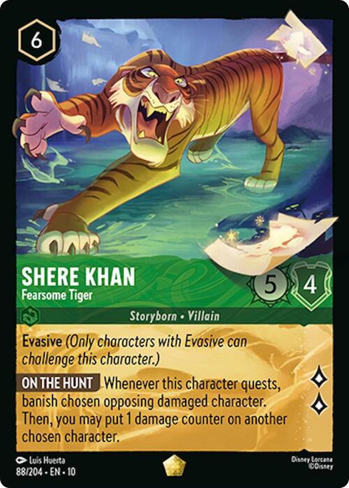 Shere Khan - Fearsome Tiger (88/204) [Whispers in the Well] | L.A. Mood Comics and Games