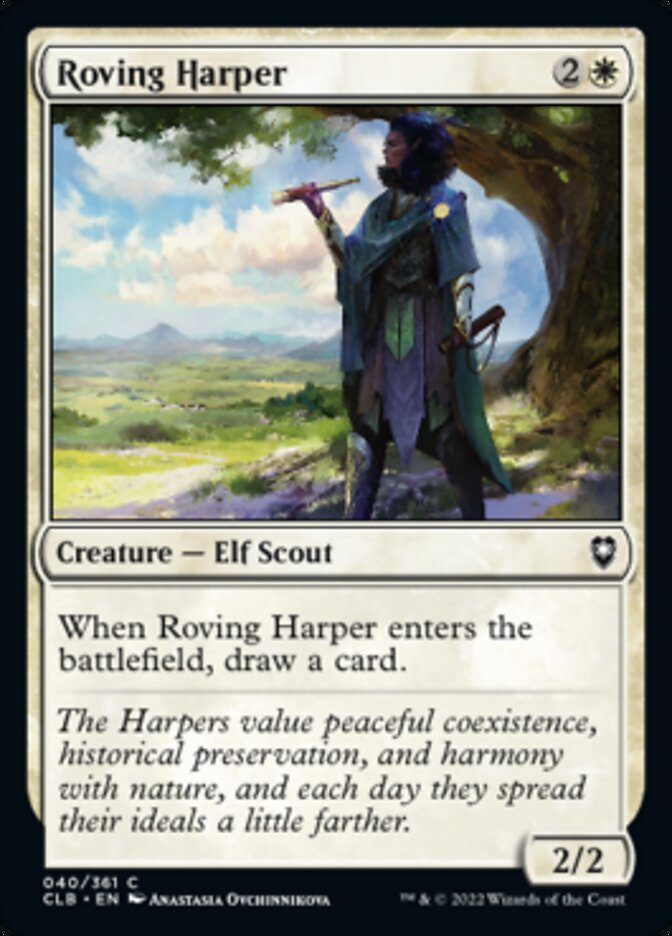 Roving Harper [Commander Legends: Battle for Baldur's Gate] | L.A. Mood Comics and Games