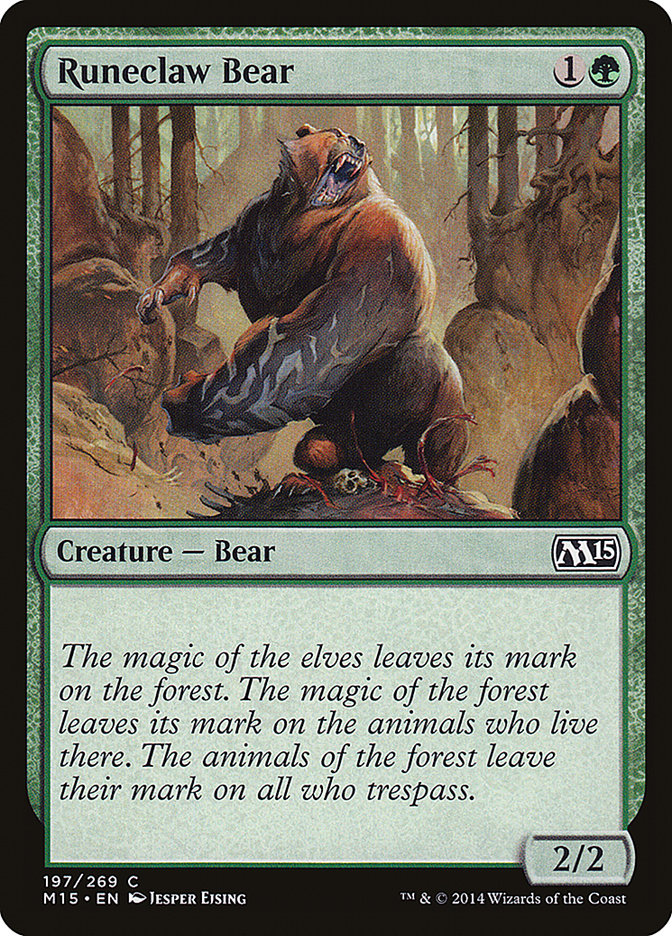 Runeclaw Bear [Magic 2015] | L.A. Mood Comics and Games