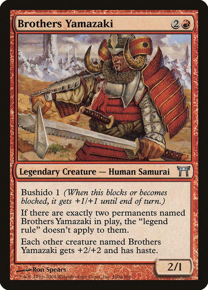 Brothers Yamazaki (160a/306) [Champions of Kamigawa] | L.A. Mood Comics and Games