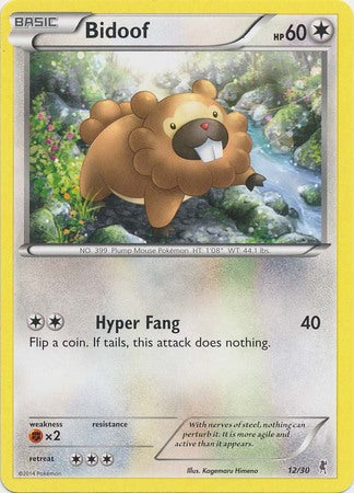 Bidoof (12/30) [XY: Trainer Kit 1 - Bisharp] | L.A. Mood Comics and Games