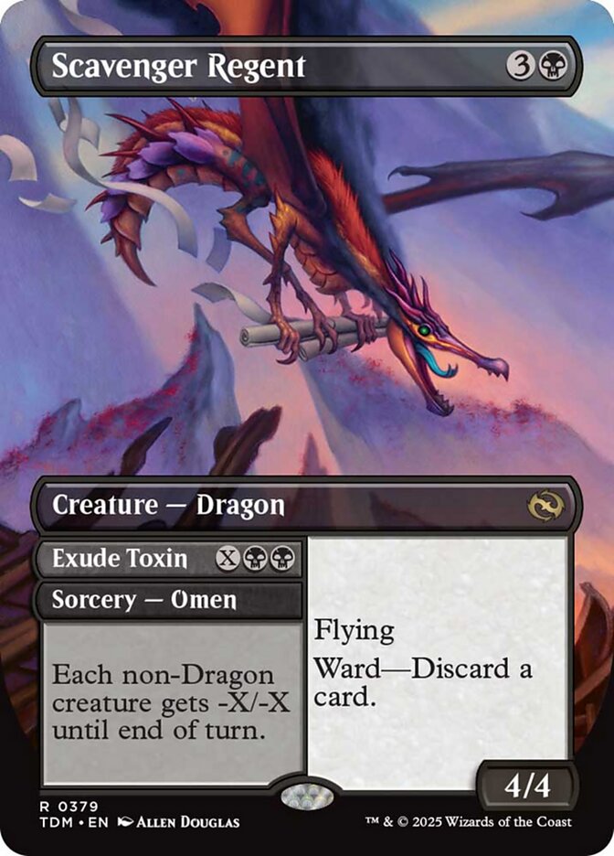 Scavenger Regent (Borderless) [Tarkir: Dragonstorm] | L.A. Mood Comics and Games