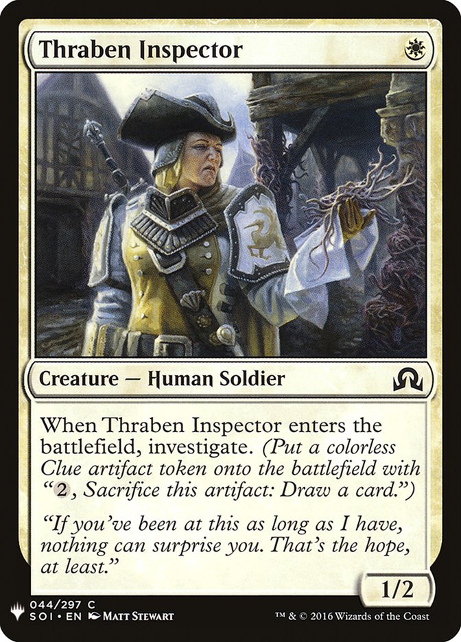 Thraben Inspector [Mystery Booster] | L.A. Mood Comics and Games