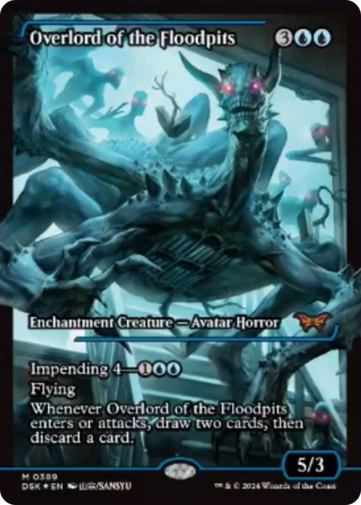 Overlord of the Floodpits (Japan Showcase) [Duskmourn: House of Horror] | L.A. Mood Comics and Games
