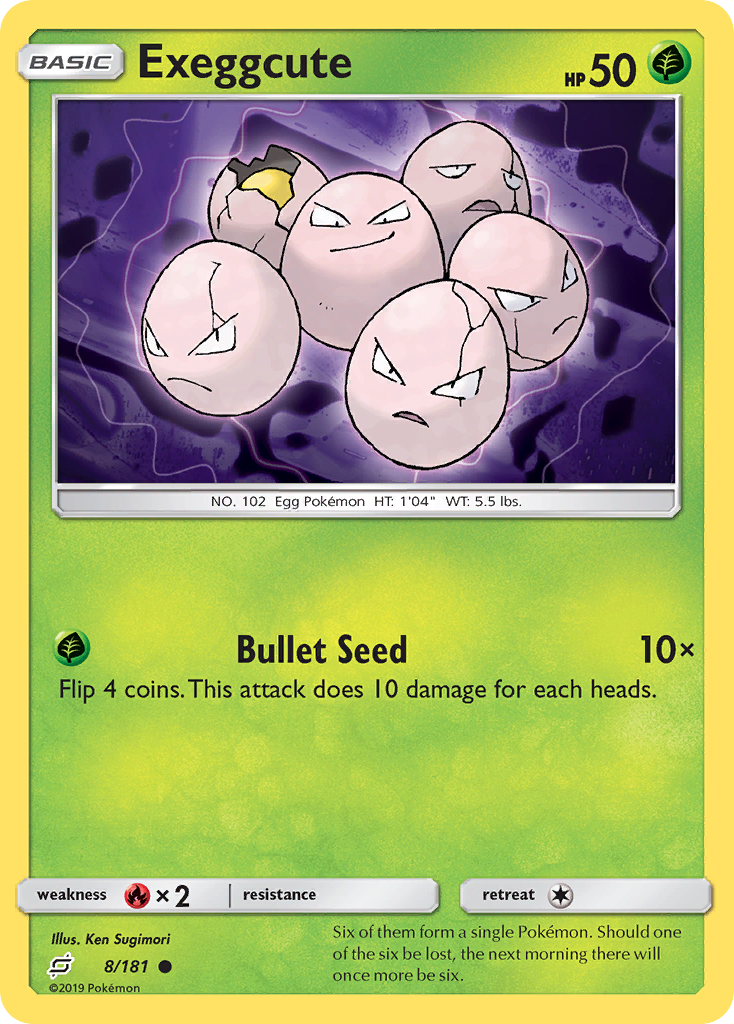 Exeggcute (8/181) [Sun & Moon: Team Up] | L.A. Mood Comics and Games