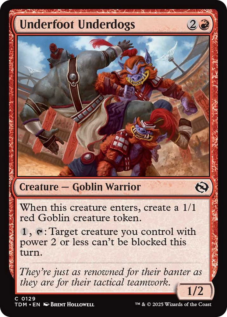 Underfoot Underdogs [Tarkir: Dragonstorm] | L.A. Mood Comics and Games