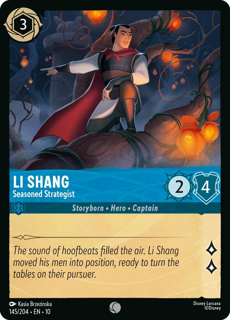 Li Shang - Seasoned Strategist (145/204) [Whispers in the Well] | L.A. Mood Comics and Games