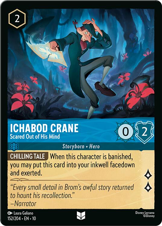 Ichabod Crane - Scared Out of His Mind (152/204) [Whispers in the Well] | L.A. Mood Comics and Games