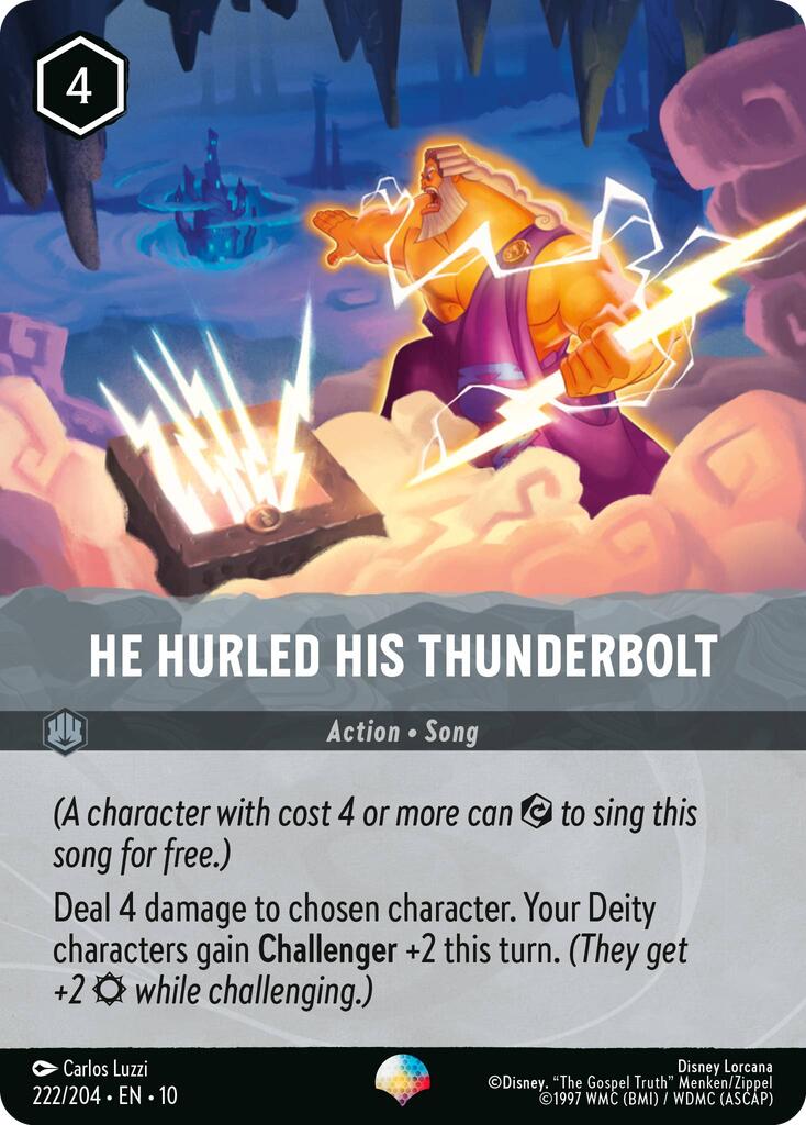 He Hurled His Thunderbolt (Epic) (222/204) [Whispers in the Well] | L.A. Mood Comics and Games