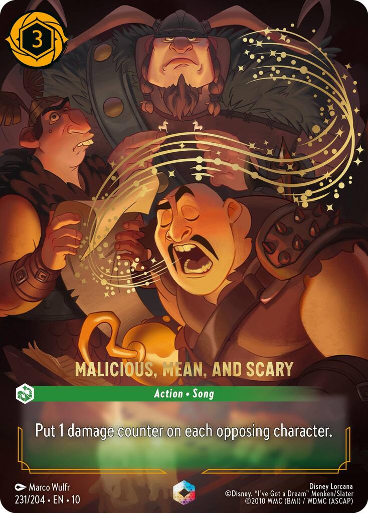 Malicious, Mean, and Scary (Enchanted) (231/204) [Whispers in the Well] | L.A. Mood Comics and Games