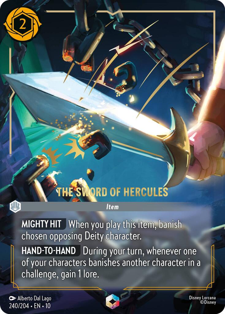 The Sword of Hercules (Enchanted) (240/204) [Whispers in the Well] | L.A. Mood Comics and Games