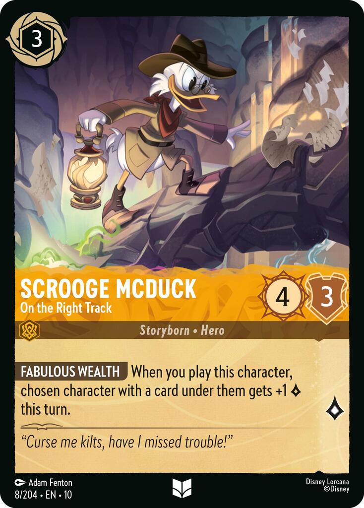 Scrooge McDuck - On the Right Track (8/204) [Whispers in the Well] | L.A. Mood Comics and Games