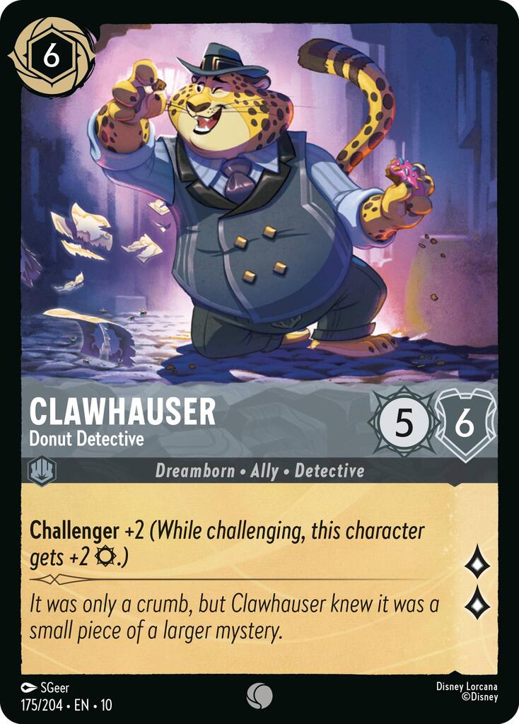 Clawhauser - Donut Detective (175/204) [Whispers in the Well] | L.A. Mood Comics and Games