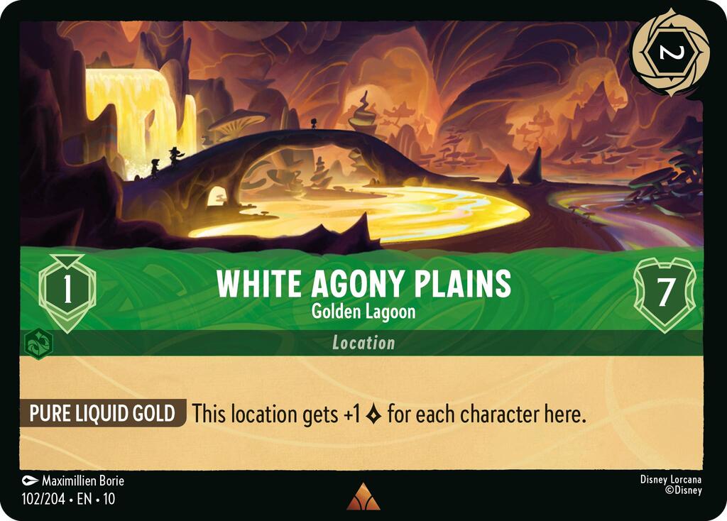 White Agony Plains - Golden Lagoon (102/204) [Whispers in the Well] | L.A. Mood Comics and Games