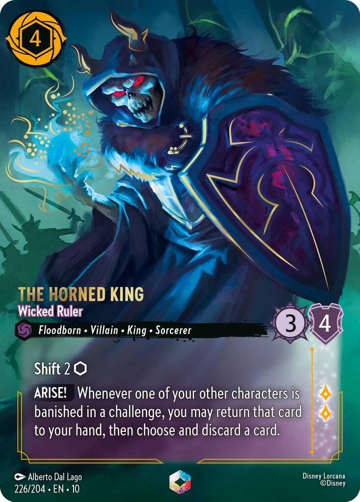 The Horned King - Wicked Ruler (Enchanted) (226/204) [Whispers in the Well] | L.A. Mood Comics and Games