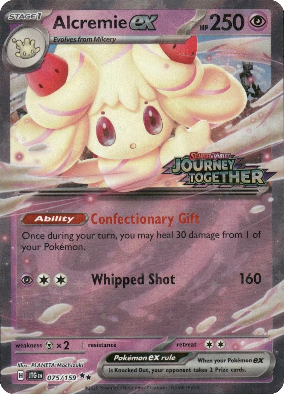 Alcremie ex (075/159) (Journey Together Stamped) [Miscellaneous Cards] | L.A. Mood Comics and Games