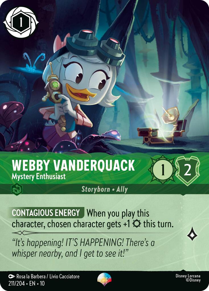 Webby Vanderquack - Mystery Enthusiast (Epic) (211/204) [Whispers in the Well] | L.A. Mood Comics and Games