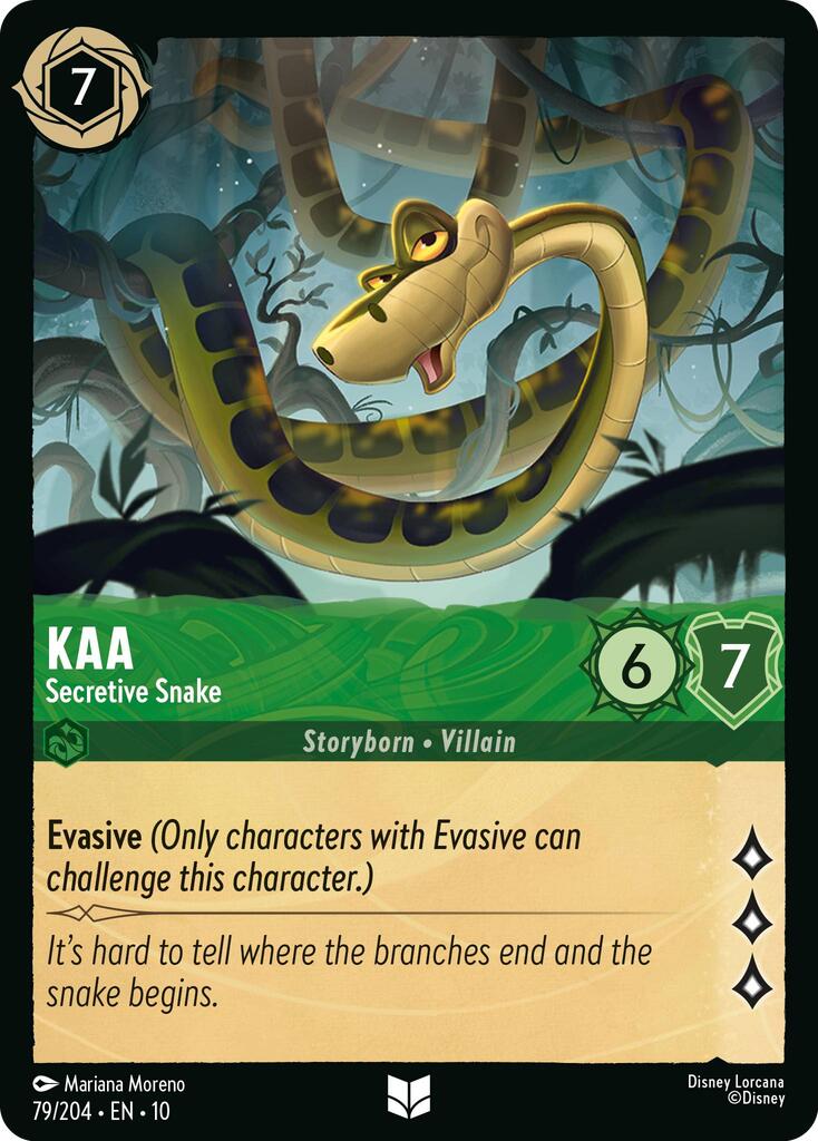 Kaa - Secretive Snake (79/204) [Whispers in the Well] | L.A. Mood Comics and Games
