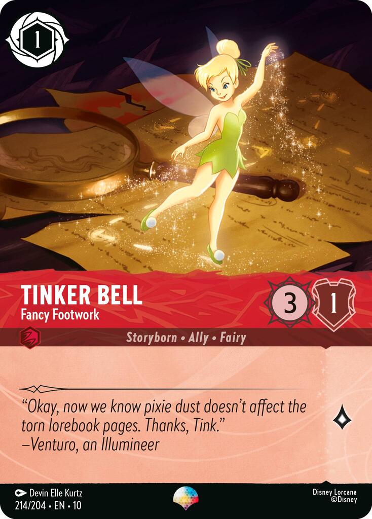 Tinker Bell - Fancy Footwork (Epic) (214/204) [Whispers in the Well] | L.A. Mood Comics and Games