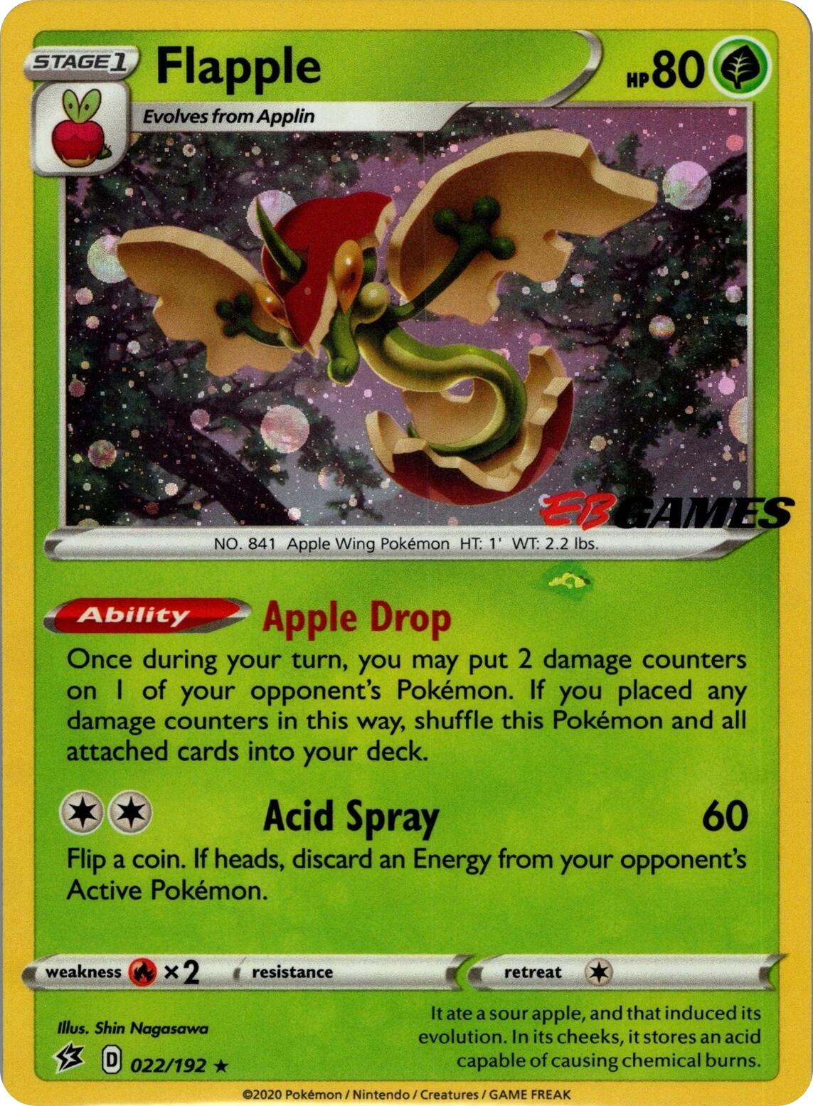 Flapple (022/192) (EB Games Exclusive APAC) [Miscellaneous Cards] | L.A. Mood Comics and Games