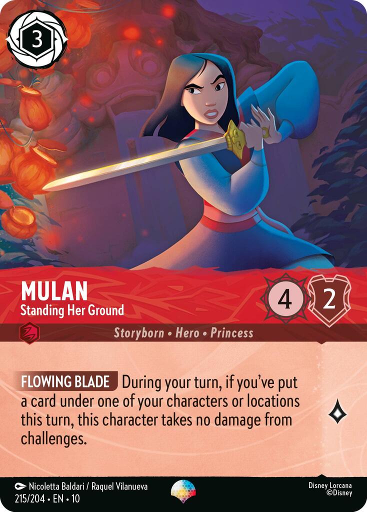 Mulan - Standing Her Ground (Epic) (215/204) [Whispers in the Well] | L.A. Mood Comics and Games
