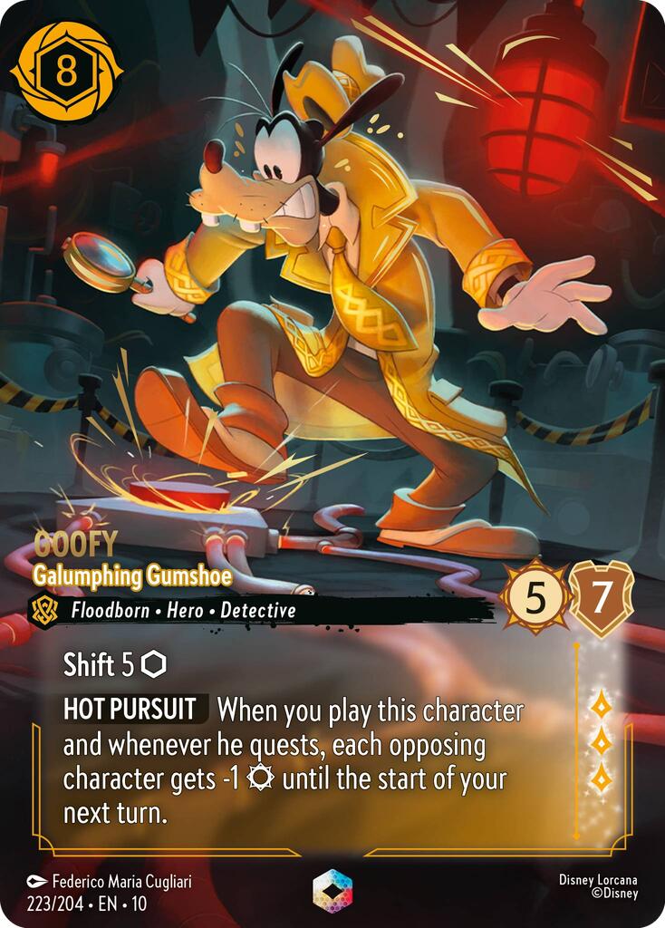 Goofy - Galumphing Gumshoe (Enchanted) (223/204) [Whispers in the Well] | L.A. Mood Comics and Games