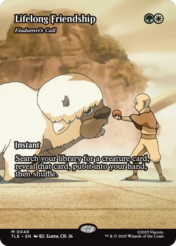 Lifelong Friendship - Eladamri's Call (Borderless) [Avatar: The Last Airbender: Eternal-Legal] | L.A. Mood Comics and Games