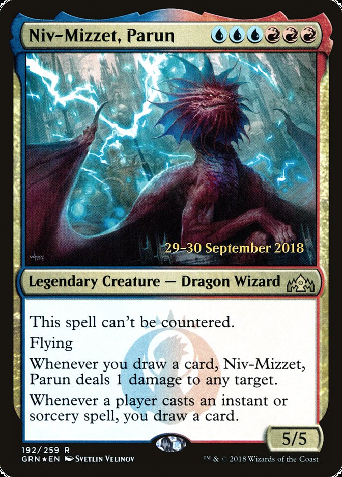 Niv-Mizzet, Parun [Guilds of Ravnica Prerelease Promos] | L.A. Mood Comics and Games