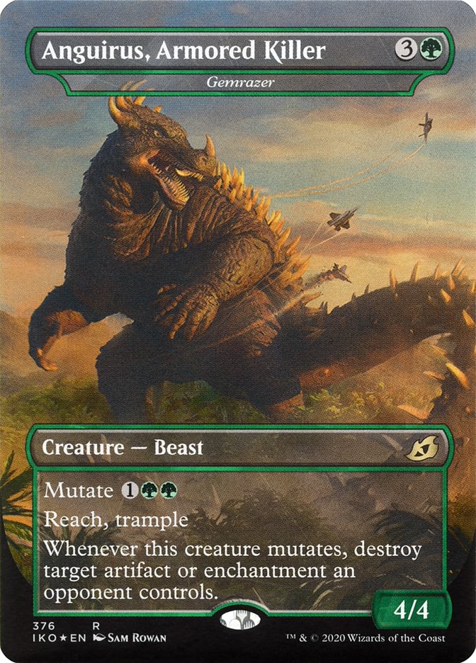 Gemrazer - Anguirus, Armored Killer (Extended Art) [Ikoria: Lair of Behemoths] | L.A. Mood Comics and Games
