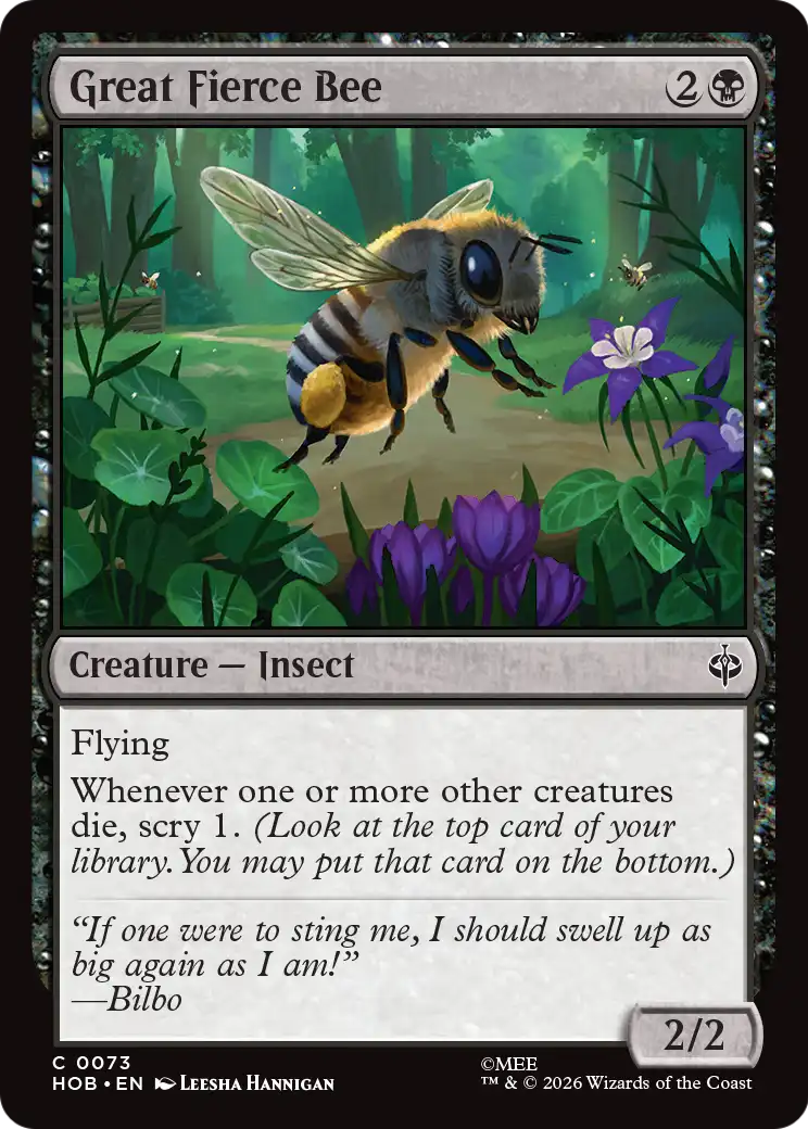 Great Fierce Bee [The Hobbit] | L.A. Mood Comics and Games