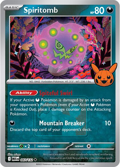 Spiritomb (087/132) (Pokeween 2025) [Miscellaneous Cards] | L.A. Mood Comics and Games