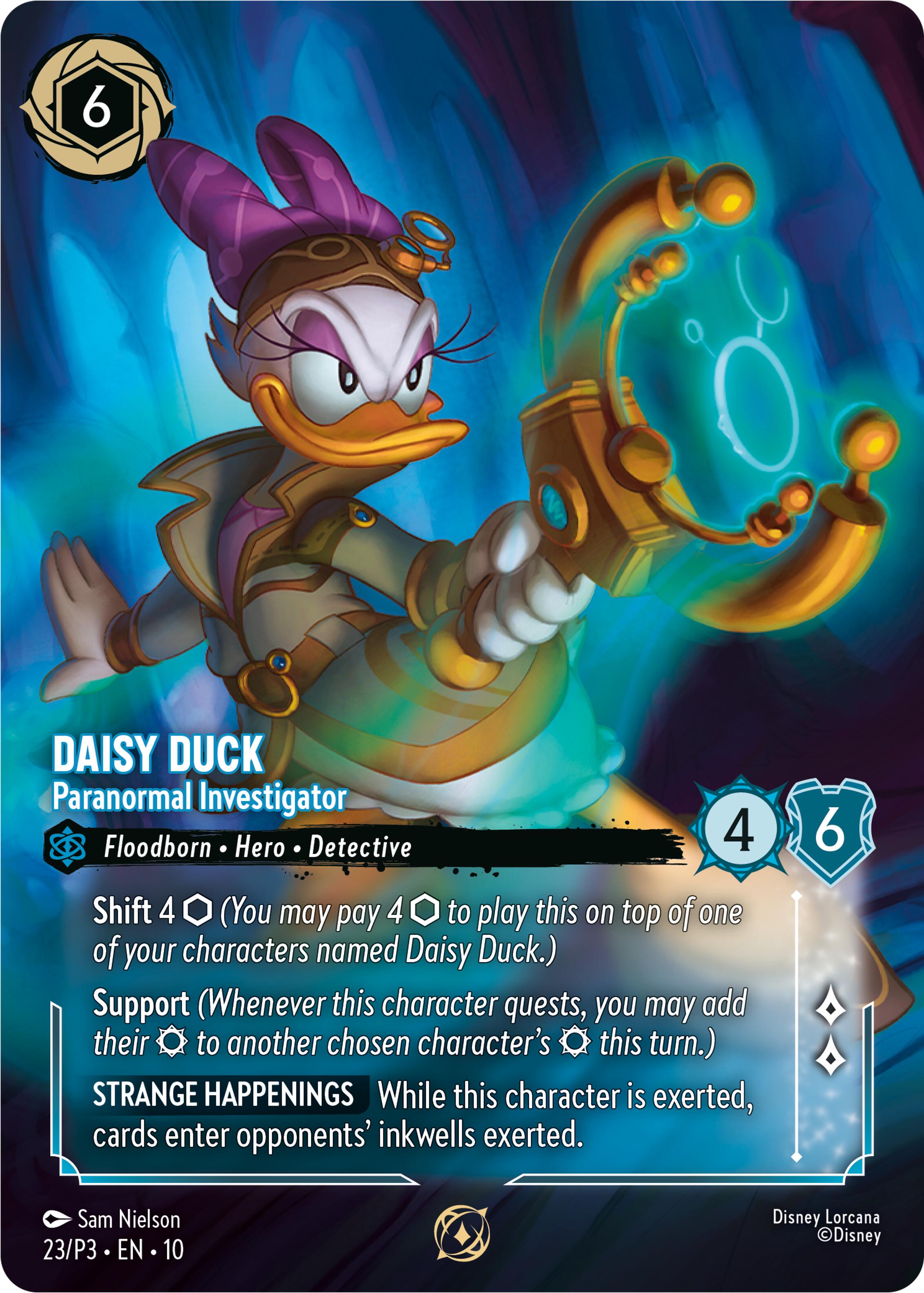 Daisy Duck - Paranormal Investigator (Store Championship Participant) (23) [Promo Cards] | L.A. Mood Comics and Games