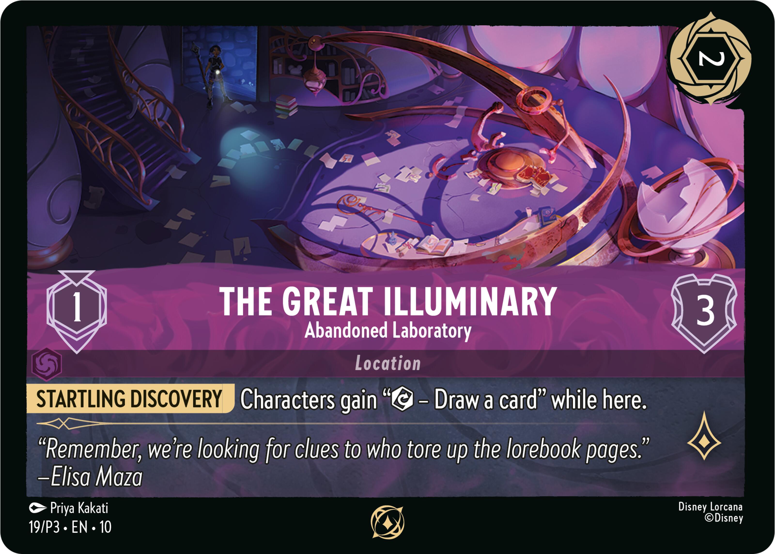 The Great Illuminary - Abandoned Laboratory (19) [Promo Cards] | L.A. Mood Comics and Games