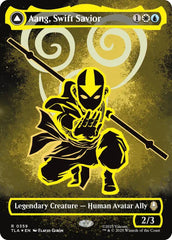Aang, Swift Savior (Borderless) (Neon Ink Foil) [Avatar: The Last Airbender] | L.A. Mood Comics and Games