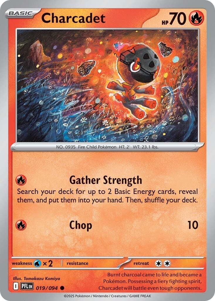 Charcadet (019/094) [Mega Evolution: Phantasmal Flames] | L.A. Mood Comics and Games