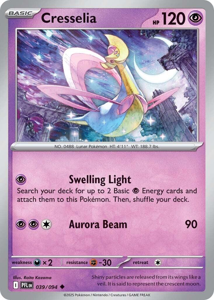 Cresselia (039/094) [Mega Evolution: Phantasmal Flames] | L.A. Mood Comics and Games