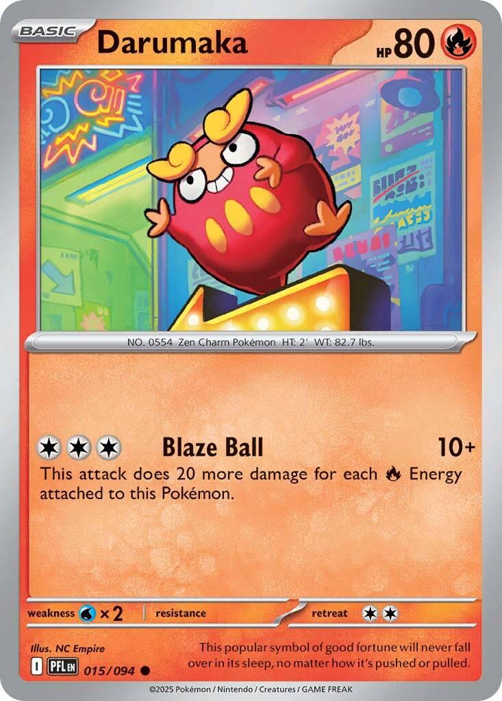 Darumaka (015/094) [Mega Evolution: Phantasmal Flames] | L.A. Mood Comics and Games