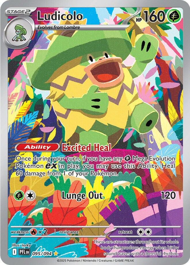 Ludicolo (095/094) [Mega Evolution: Phantasmal Flames] | L.A. Mood Comics and Games