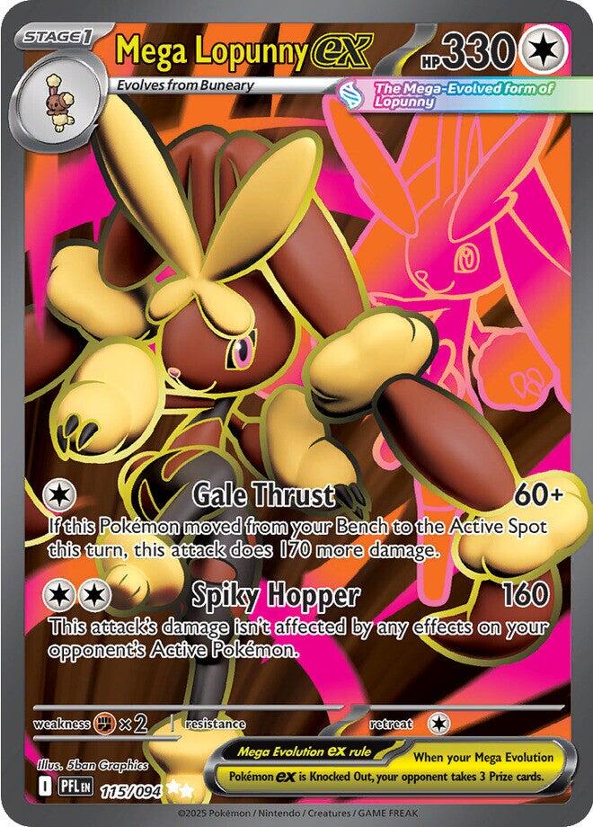 Mega Lopunny ex (115/094) [Mega Evolution: Phantasmal Flames] | L.A. Mood Comics and Games