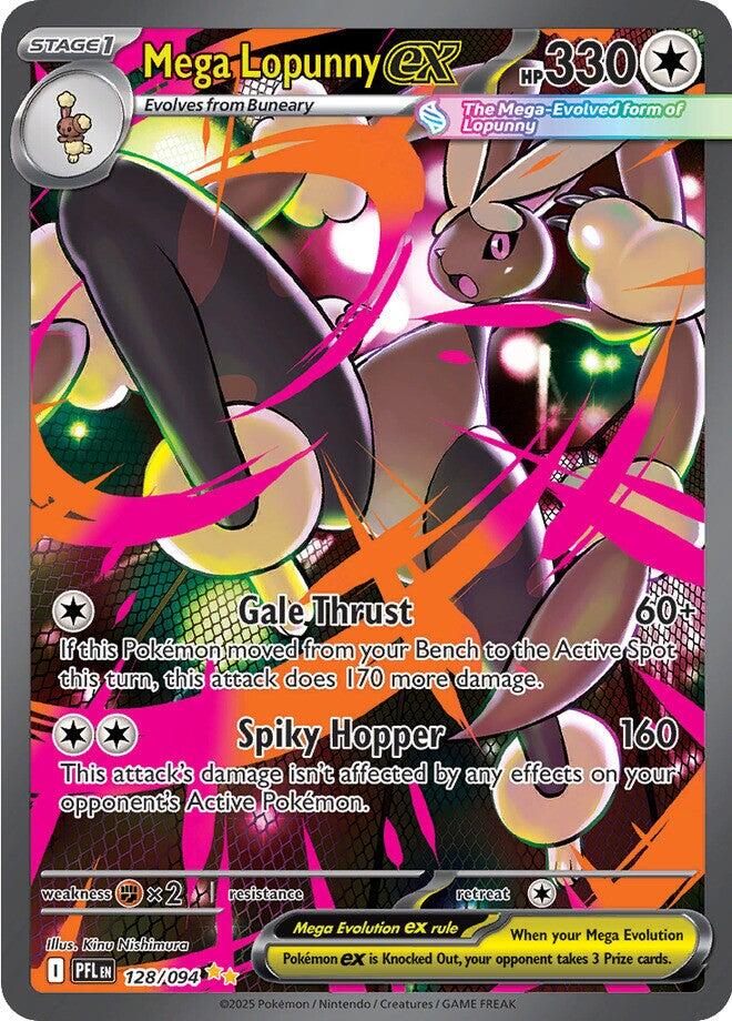 Mega Lopunny ex (128/094) [Mega Evolution: Phantasmal Flames] | L.A. Mood Comics and Games