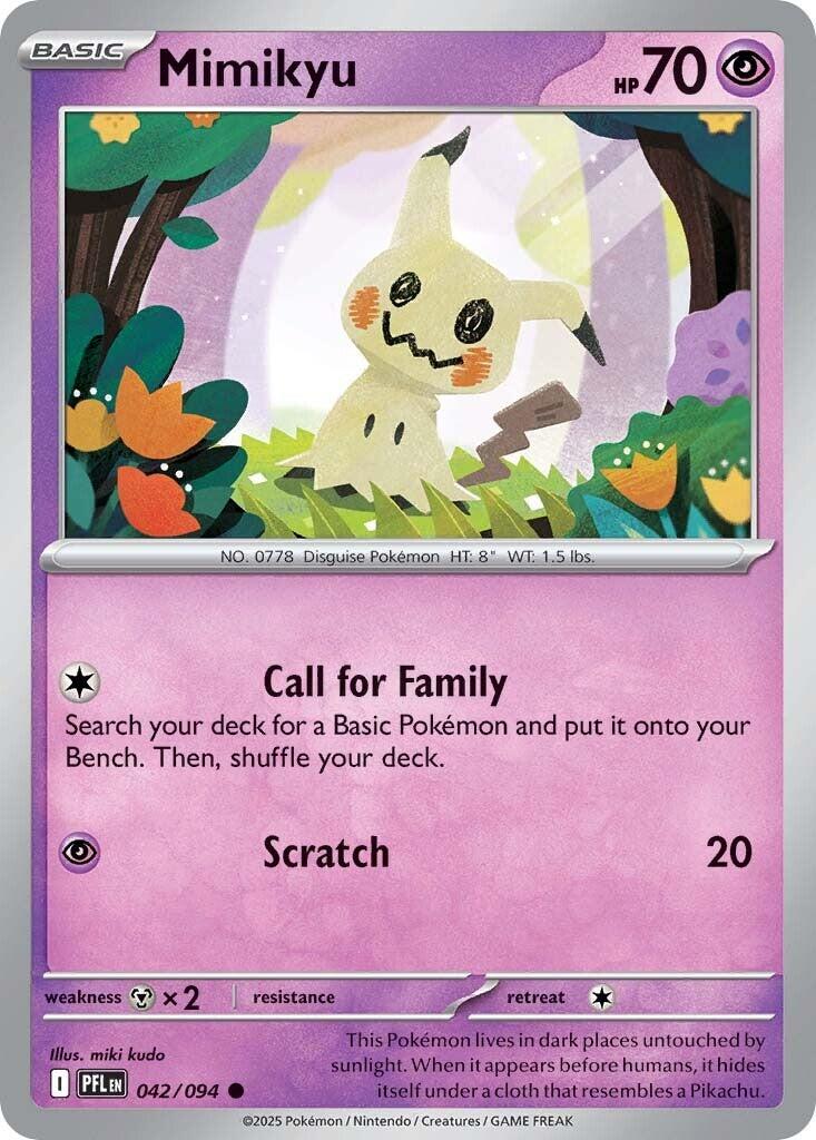 Mimikyu (042/094) [Mega Evolution: Phantasmal Flames] | L.A. Mood Comics and Games