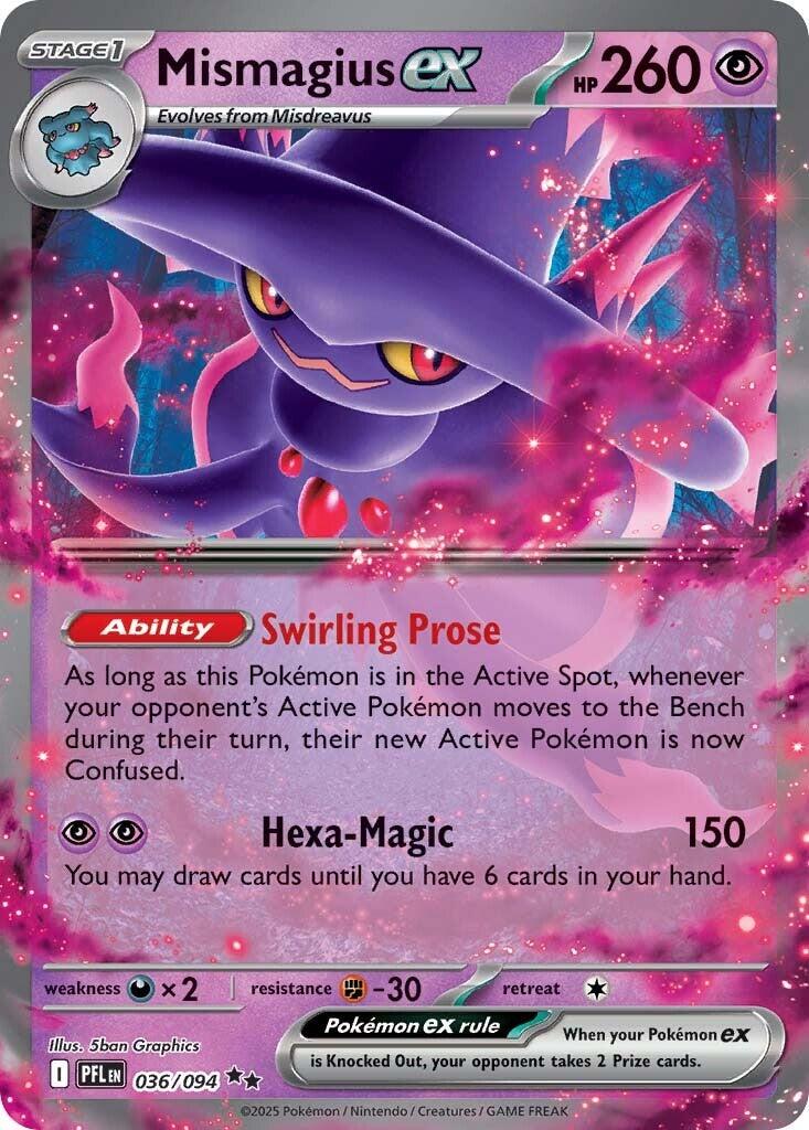 Mismagius ex (036/094) [Mega Evolution: Phantasmal Flames] | L.A. Mood Comics and Games