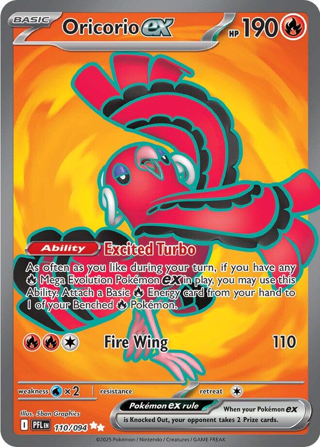 Oricorio ex (110/094) [Mega Evolution: Phantasmal Flames] | L.A. Mood Comics and Games
