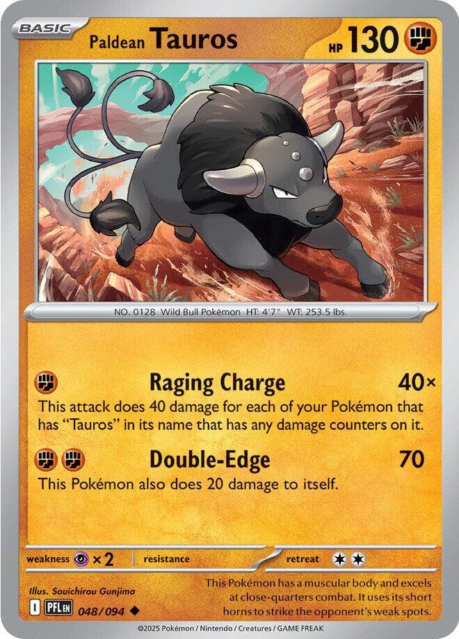 Paldean Tauros (048/094) [Mega Evolution: Phantasmal Flames] | L.A. Mood Comics and Games
