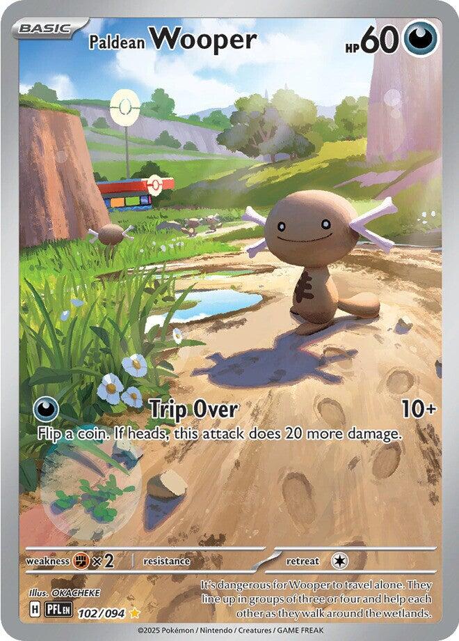 Paldean Wooper (102/094) [Mega Evolution: Phantasmal Flames] | L.A. Mood Comics and Games