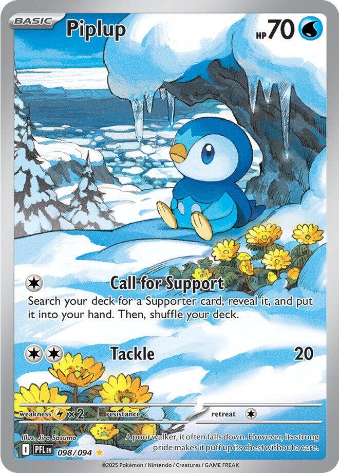 Piplup (098/094) [Mega Evolution: Phantasmal Flames] | L.A. Mood Comics and Games