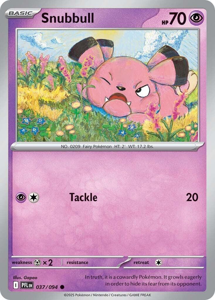 Snubbull (037/094) [Mega Evolution: Phantasmal Flames] | L.A. Mood Comics and Games