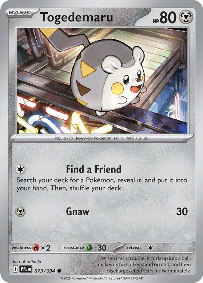 Togedemaru (073/094) [Mega Evolution: Phantasmal Flames] | L.A. Mood Comics and Games